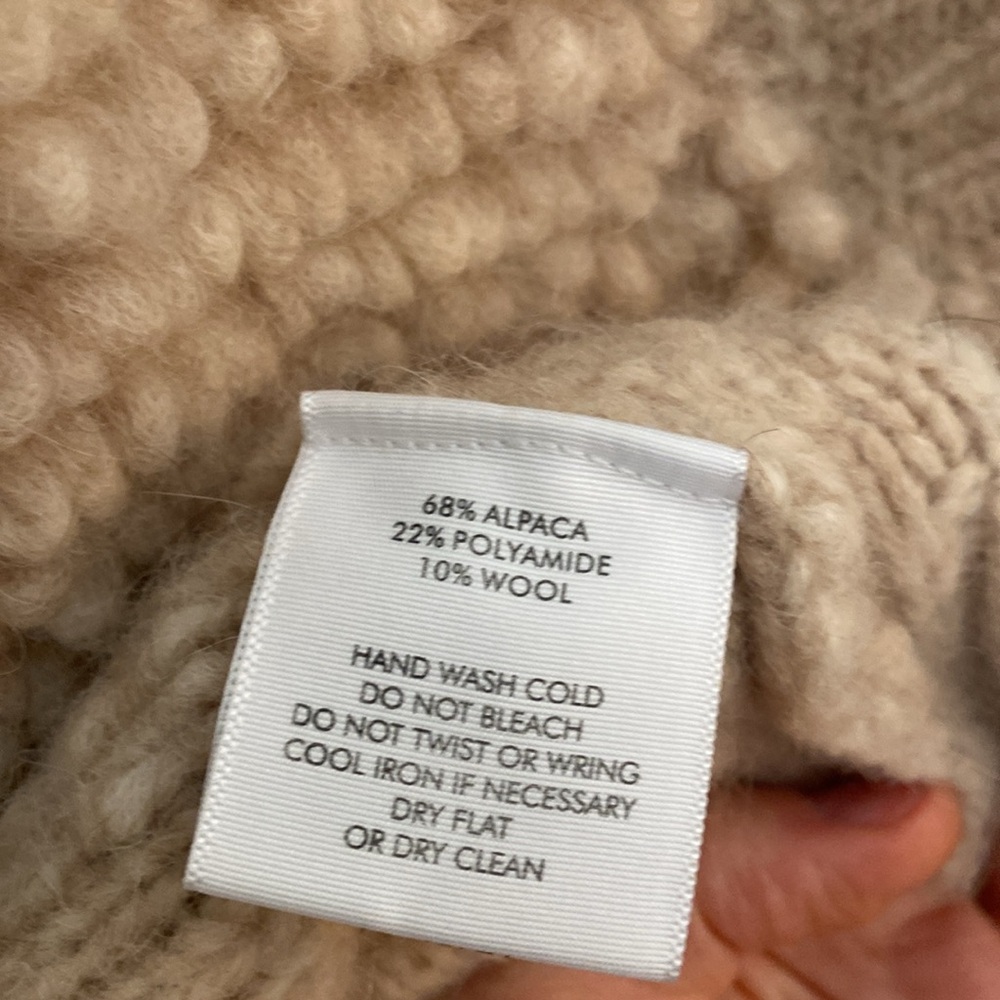 White + Warren Alpaca Open Front Knit Vest Jacket - Picture 5 of 5